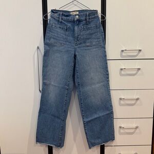 Madewell Straight-Leg High-Rise Jeans in Medium Blue Wash